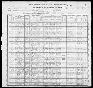 1900 United States Federal Census