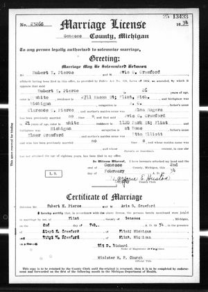 Michigan, U.S., Marriage Records, 1867-1952