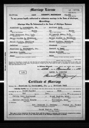 Michigan, U.S., Marriage Records, 1867-1952