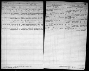 Michigan, U.S., Marriage Records, 1867-1952