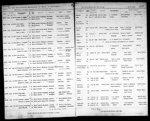 Michigan, U.S., Marriage Records, 1867-1952