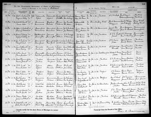 Michigan, U.S., Marriage Records, 1867-1952