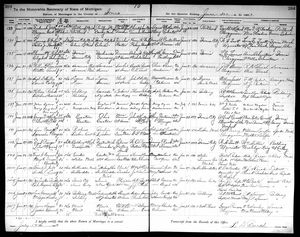 Michigan, U.S., Marriage Records, 1867-1952