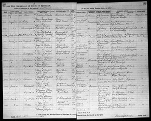 Michigan, U.S., Marriage Records, 1867-1952