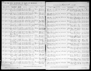 Michigan, U.S., Marriage Records, 1867-1952