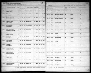 Michigan, U.S., Divorce Records, 1897-1952