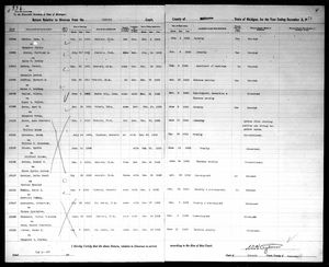 Michigan, U.S., Divorce Records, 1897-1952