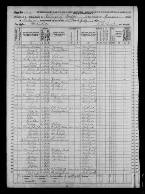 1870 United States Federal Census