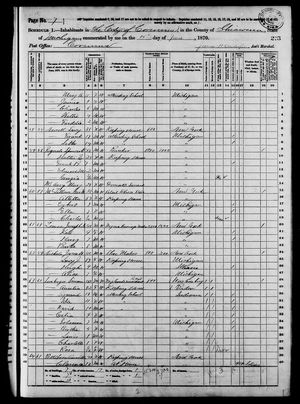 1870 United States Federal Census