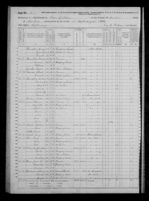 1870 United States Federal Census