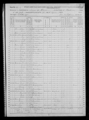 1870 United States Federal Census