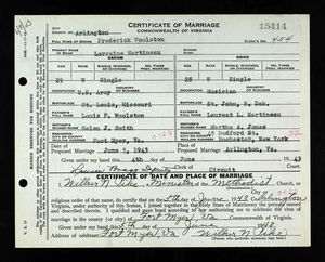 Virginia, U.S., Marriage Records, 1936-2014