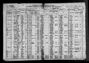 1920 United States Federal Census