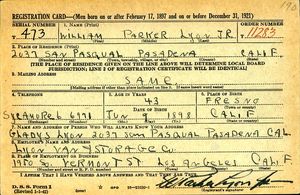 U.S., World War II Draft Cards Young Men, 1940-1947