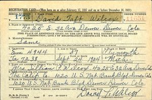 U.S., World War II Draft Cards Young Men, 1940-1947