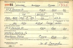 U.S., World War II Draft Cards Young Men, 1940-1947