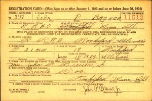 U.S., World War II Draft Cards Young Men, 1940-1947