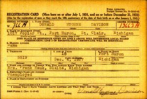 U.S., World War II Draft Cards Young Men, 1940-1947