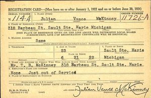 U.S., World War II Draft Cards Young Men, 1940-1947