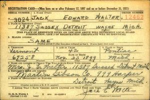 U.S., World War II Draft Cards Young Men, 1940-1947