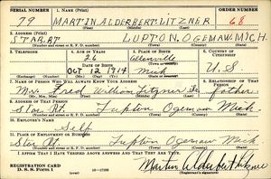 U.S., World War II Draft Cards Young Men, 1940-1947