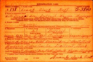 U.S., World War II Draft Cards Young Men, 1940-1947