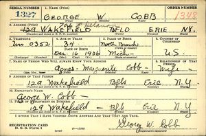 U.S., World War II Draft Cards Young Men, 1940-1947