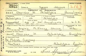 U.S., World War II Draft Cards Young Men, 1940-1947