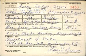 U.S., World War II Draft Cards Young Men, 1940-1947