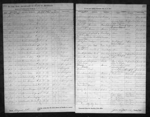 Michigan, U.S., Death Records, 1867-1952