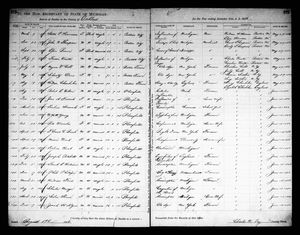 Michigan, U.S., Death Records, 1867-1952