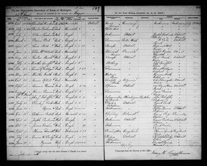 Michigan, U.S., Death Records, 1867-1952