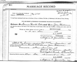 Texas, U.S., Select County Marriage Records, 1837-1965