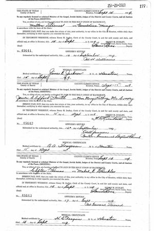 Texas, U.S., Select County Marriage Records, 1837-1965