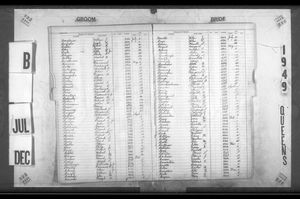 New York, New York, U.S., Marriage License Indexes, 1907-2018