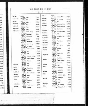 New York State, Marriage Index, 1881-1967