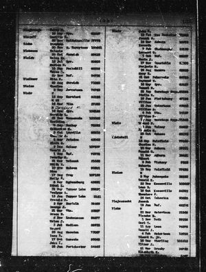 New York State, Birth Index, 1881-1942