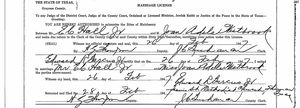 Texas, U.S., Select County Marriage Records, 1837-1965