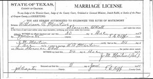 Texas, U.S., Select County Marriage Records, 1837-1965