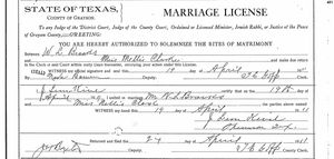 Texas, U.S., Select County Marriage Records, 1837-1965