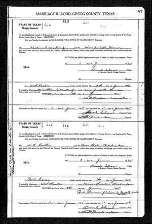 Texas, U.S., Select County Marriage Records, 1837-1965