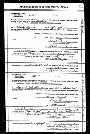 Texas, U.S., Select County Marriage Records, 1837-1965