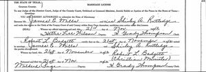 Texas, U.S., Select County Marriage Records, 1837-1965