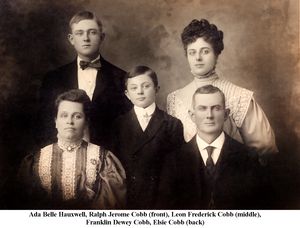 Ralph Jerome Cobb family