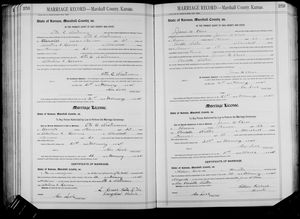 Kansas, U.S., County Marriage Records, 1811-1911