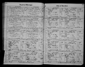 New York, U.S., County Marriage Records, 1847-1849, 1907-1936