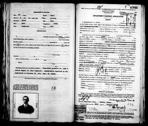 U.S., Passport Applications, 1795-1925