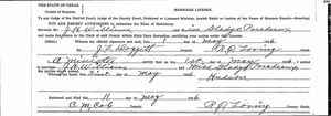 Texas, U.S., Select County Marriage Records, 1837-1965