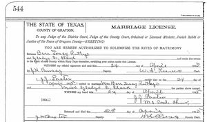 Texas, U.S., Select County Marriage Records, 1837-1965