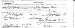 Texas, U.S., Select County Marriage Records, 1837-1965